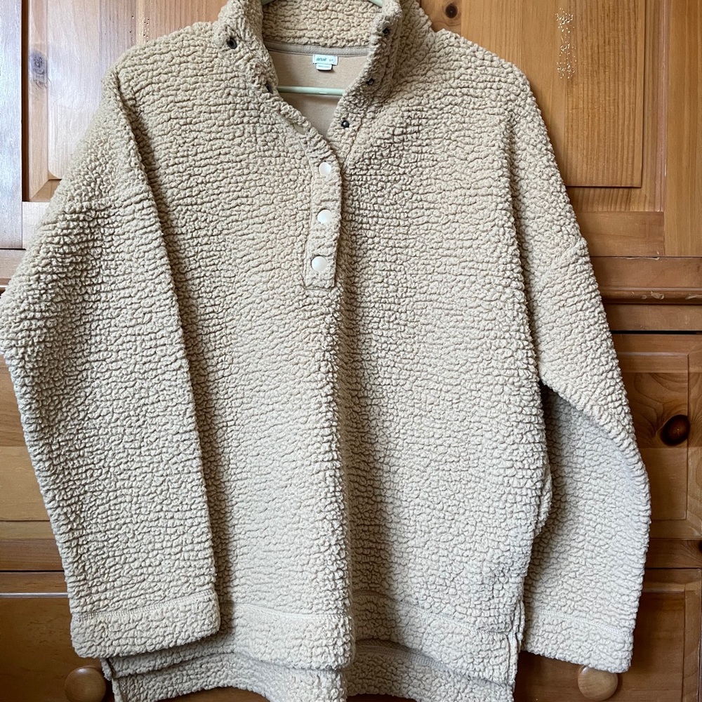 Aerie Teddy Sherpa sweatshirt